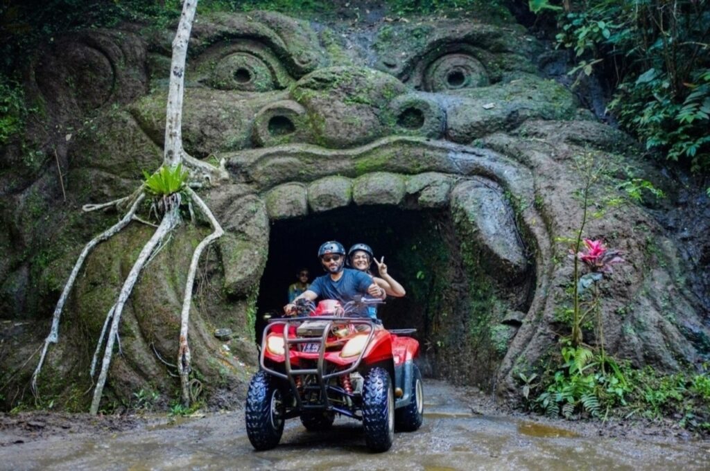 Ubud ATV Gorilla Cave with Lunch & Pool at Cretya Sunset